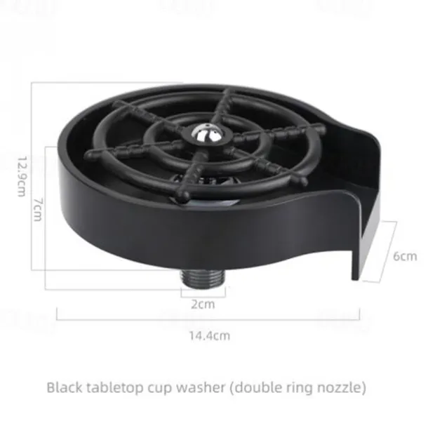 Automatic Cup Washer Faucet Glass Rinser Kitchen Sink Bar Glass Rinser Coffee Pitcher Wash Cup For Kitchen Bar Accessories