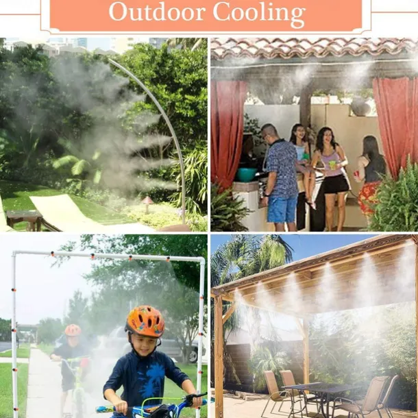 Automatic Drip Irrigation System Kit Timer Micro Sprinkler Garden Watering