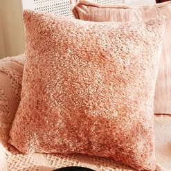 Autumn Winter Red Textured Decorative Toss Pillows Cover 1PC Exotic Soft Square Couch Cushion Case Pillowcase for Bedroom Livingroom Sofa Chair
