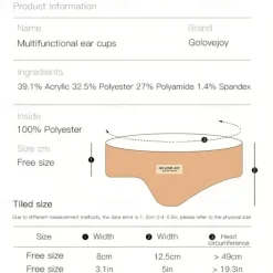 Autumn Winter Soundproof Earmuffs for Men And Women Head-mounted Anti-noise Sleep Earmuffs Noise Reduction without Ear Pressure