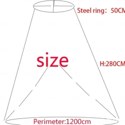 Baby Bed Curtain Canopy Round Crib Tent Hung Dome Curtain Net Bed Canopy