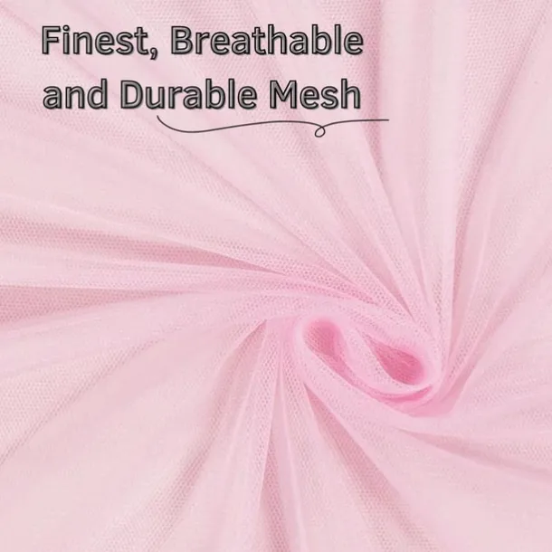 Baby Bed Curtain Canopy Round Crib Tent Hung Dome Curtain Net Bed Canopy