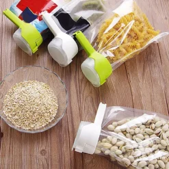 Bag Clips for Food,Food Storage Sealing Clips with Pouring Spouts, Bag Clips for Food,Chip Bag Clips,Plastic Cap Food Clips, Great for Organizing and Storing Food in the Kitchen
