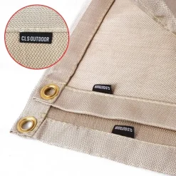 Barbecue Fire Blanket Camping Fireproof Cloth Fire Pit Mat Picnic BBQ Pad High Temperature Anti-Scald Flame Retardant Rug