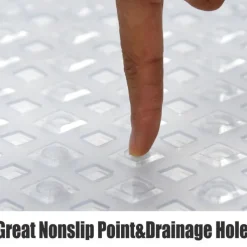 Bath Mat Non-slip Bathtub Mat Anti-Bacterial Shower Mat,Extra Long,90*40CM/16