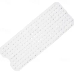 Bath Mat Non-slip Bathtub Mat Extra Long Non Slip Bathroom Shower Antibacterial Bathtub New The Bathroom Bathtub Non-slip Bathroom Waterproof Massage Foot Pad