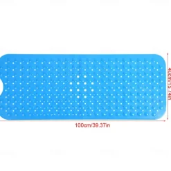 Bath Mat Non-slip Bathtub Mat Extra Long Non Slip Bathroom Shower Antibacterial Bathtub New The Bathroom Bathtub Non-slip Bathroom Waterproof Massage Foot Pad
