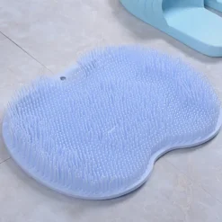 Bath Mat Non-slip Remove Dead Skin Lazy People Rub Back Artifact Silicone Shower Foot Scrubber Back Brush Bathroom Massager Clean