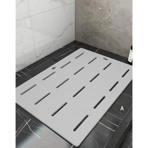 Bath Mat Non-slipp Bathroom Mat Safety Shower Bath Mat Plastic Massage Pad Bathroom Carpet Floor Drainage Suction Cup Bath Mat