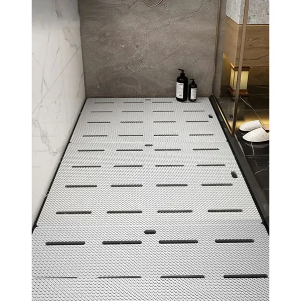 Bath Mat Non-slipp Bathroom Mat Safety Shower Bath Mat Plastic Massage Pad Bathroom Carpet Floor Drainage Suction Cup Bath Mat