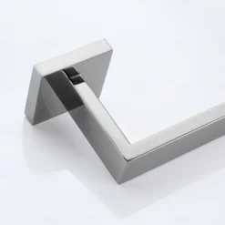 Bath Towel Bar,SUS304 Stainless Steel Towel Rack for Bathroom,Bathroom Accessories Towel Rod Heavy Duty Wall Mounted Towel Holder (Chrome)