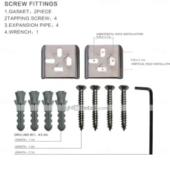 Bath Towel Bar,SUS304 Stainless Steel Towel Rack for Bathroom,Bathroom Accessories Towel Rod Heavy Duty Wall Mounted Towel Holder (Matte Black)