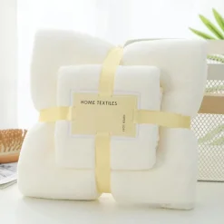 Bath Towels Set for Bathroom,Thick,Soft&Absorbent Fleece Bath Towels,1PC Bath Towel&1PC Hand Towel,Microfiber Quick Dry Bath Towel,Multipurpose Bath Sheets Towels for Bath, Gym and Spa