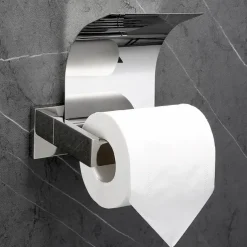 Bathroom Accessory Set / Toilet Paper Holder / Robe Hook New Design / Creative Contemporary / Modern Stainless Steel + A Grade ABS / Stainless Steel / Metal 4pcs - Bathroom Wall Mounted