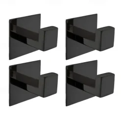 Bathroom Accessory Set / Towel Bar / Robe Hook New Design / Self-adhesive / Multifunction Contemporary / Antique Stainless Steel 4pcs - Bathroom Wall Mounted