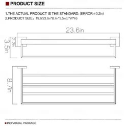 Bathroom Accessory Set / Towel Bar / Toilet Brush Holder New Design / Creative / Multifunction Contemporary / Traditional Stainless Steel + A Grade ABS / Stainless Steel / Metal 4pcs - Bathroom Wall