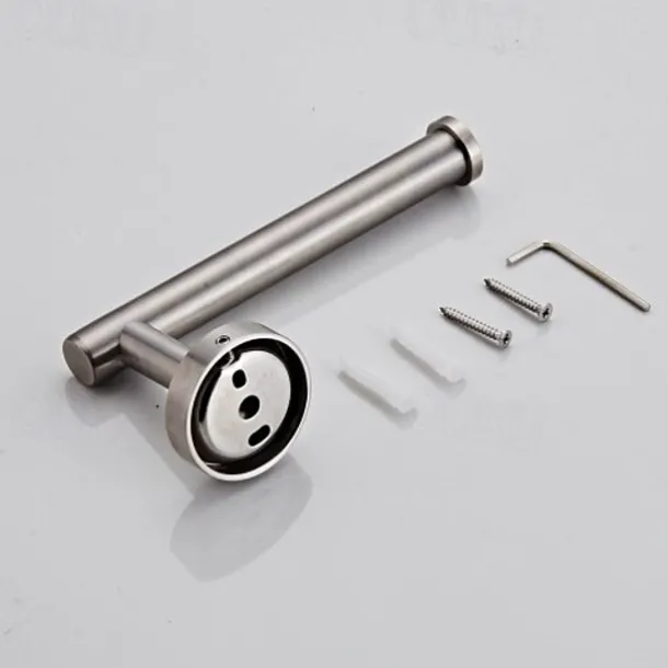 Bathroom Accessory Set Include Towel Bar Toilet Paper Holder and Robe Hook New Design Stainless Steel Wall Mounted