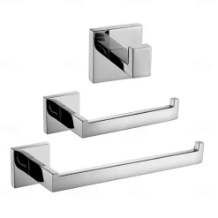Bathroom Accessory Set New Design / Creative Contemporary / Modern Metal 3pcs - Bathroom Wall Mounted