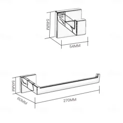 Bathroom Accessory Set New Design / Creative Contemporary / Fun & Whimsical Metal 3pcs - Bathroom Wall Mounted