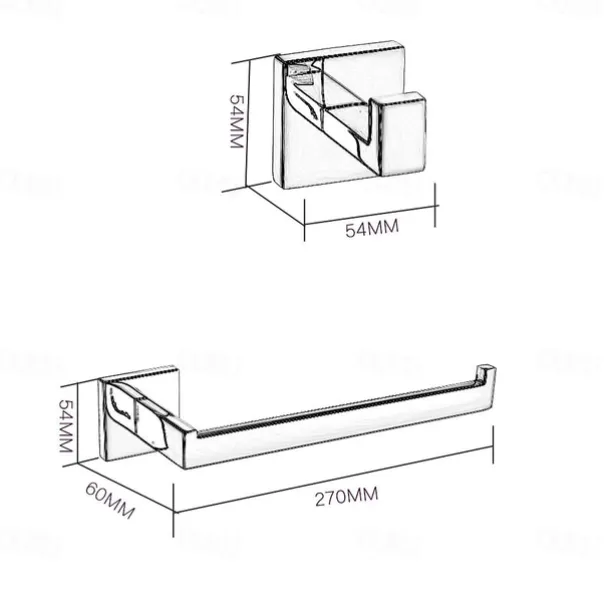 Bathroom Accessory Set New Design / Creative Contemporary / Fun & Whimsical Metal 3pcs - Bathroom Wall Mounted