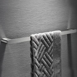 Bathroom Accessory Set Wall Mounted Brushed Stainless Steel Include Robe Hook Towel Bar Toilet Paper Holder with Mobile Phone Storage Shelf Towel Holder and Roll Paper Shelf 1or 3pcs