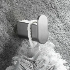 Bathroom Accessory Set Wall Mounted Brushed Stainless Steel Include Robe Hook Towel Bar Toilet Paper Holder with Mobile Phone Storage Shelf Towel Holder and Roll Paper Shelf 1or 3pcs