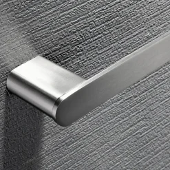 Bathroom Accessory Set Wall Mounted Brushed Stainless Steel Include Robe Hook Towel Bar Toilet Paper Holder with Mobile Phone Storage Shelf Towel Holder and Roll Paper Shelf 1or 3pcs