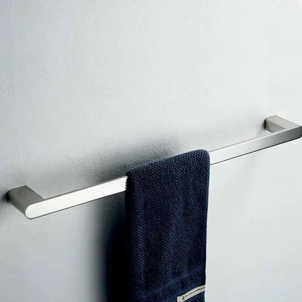 Bathroom Accessory Stainless Steel Robe Hook, Towel Bar, Towel Holder, Toilet Paper Holder with Shelf for Mobile Phone Storage Mirror Polished Silvery