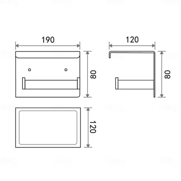 Bathroom Accessory Stainless Steel Include Robe Hook, Towel Bar, Towel Holder, Toilet Paper Holder with Shelf for Phone and Wash Supplies, Matte Black Bathroom