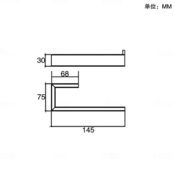 Bathroom Accessory Toilet Paper Holder / Robe Hook and Bathroom Single Towel Rod New Design Stainless Steel Wall Mounted Matte Black