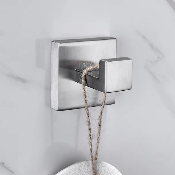 Bathroom Accessory Towel Bar/Robe Hook/Bath Towel Rack and Toilet Paper Holder New Design Multifunction Stainless Steel Bathroom Wall Mounted