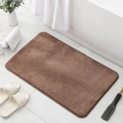 Bathroom Bath Mat Non-slip, Extra Soft and Absorbent Bath Rugs, Washable Non-Slip Carpet Mat for Bathroom Floor, Tub, Shower Room