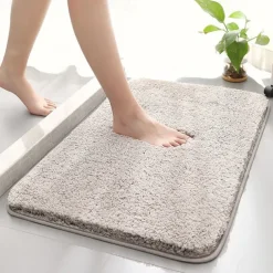Bathroom Bath Mat Non-slip, Extra Soft and Absorbent Bath Rugs, Washable Non-Slip Carpet Mat for Bathroom Floor, Tub, Shower Room