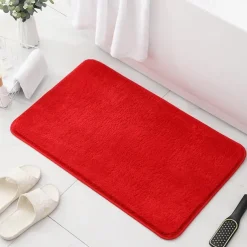 Bathroom Bath Mat Non-slip, Extra Soft and Absorbent Bath Rugs, Washable Non-Slip Carpet Mat for Bathroom Floor, Tub, Shower Room