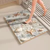 Bathroom Bath Mats Novelty Absorbent Bathroom Rug Polyester Non Slip