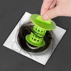 Bathroom Drain Hair Catcher Bath Stopper Plug Sink Strainer Filter Sewer Dredge Device Shower Hair Stopper Kitchen Bathroom Anti-clogging Bathroom Accessories