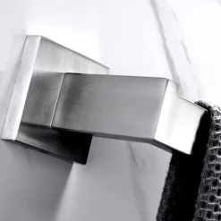 Bathroom Hardware Accessory Set,Stainless Steel Contain with Towel Bar,Robe Hook, Toliet Paper Holder and Bathroom Rack Wall Mounted Polished/Brushed/Painted Finishes