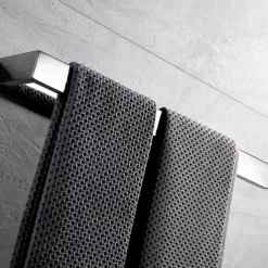 Bathroom Hardware Accessory Set Self-adhesive 304 Stainless Steel Include Robe Hook, Towel Bar, Towel Holder and Toilet Paper Holder Silver 1or3or4 pcs