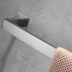 Bathroom Hardware Accessory Set,Robe Hook, Self-Adhesive Brushed Nickel Stainless Steel Towel Bar, Towel Holder, Toilet Paper Holder