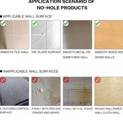 Bathroom Hardware Accessory Set,Robe Hook, Self-Adhesive Brushed Nickel Stainless Steel Towel Bar, Towel Holder, Toilet Paper Holder