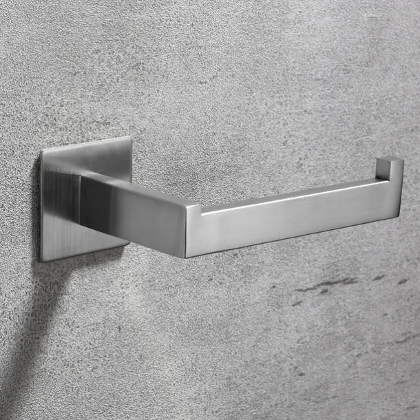 Bathroom Hardware Accessory Set,Robe Hook, Self-Adhesive Brushed Nickel Stainless Steel Towel Bar, Towel Holder, Toilet Paper Holder