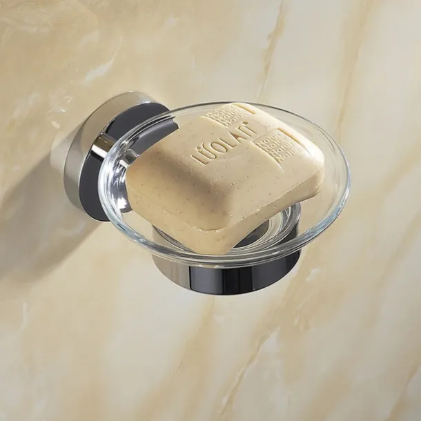 Bathroom Hardware Accessory Towel Ring/Toilet Paper Holder/Robe Hook/Soap Dish and Towel Holder Stainless Steel Wall Mounted Silver