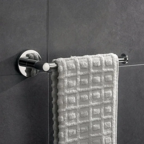 Bathroom Hardware Accessory Towel Ring/Toilet Paper Holder/Robe Hook/Soap Dish and Towel Holder Stainless Steel Wall Mounted Silver