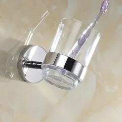 Bathroom Hardware Accessory Towel Ring/Toilet Paper Holder/Robe Hook/Soap Dish and Towel Holder Stainless Steel Wall Mounted Silver