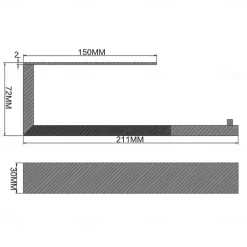 Bathroom Hardware Accessory Set Include Robe Hook, Towel Bar, Towel Holder, Toilet Paper Holder, Self-adhesive Brushed Stainless Steel Silvery