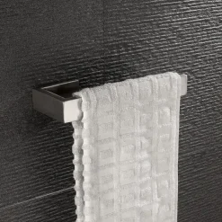 Bathroom Hardware Accessory Toilet Paper Holder / Robe Hook and Bathroom Single Rod Stainless Steel Wall Mounted Brushed Silvery 4pcs / 3pcs / 1pc