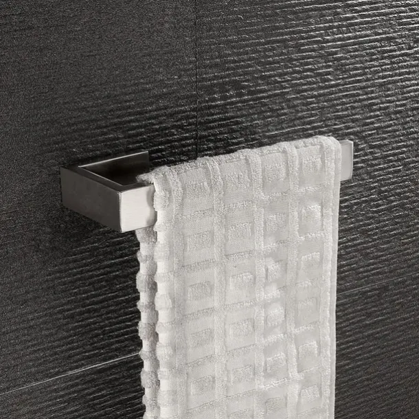 Bathroom Hardware Accessory Toilet Paper Holder / Robe Hook and Bathroom Single Rod Stainless Steel Wall Mounted Brushed Silvery 4pcs / 3pcs / 1pc