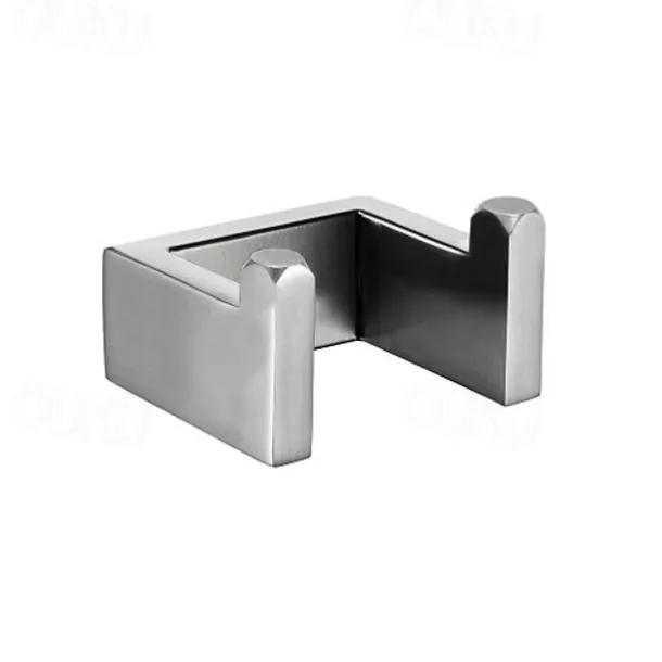 Bathroom Hardware Accessory Toilet Paper Holder / Robe Hook and Bathroom Single Rod Stainless Steel Wall Mounted Brushed Silvery 4pcs / 3pcs / 1pc