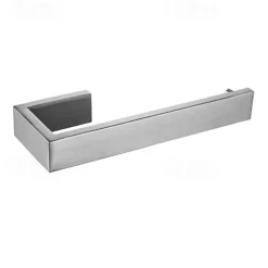 Bathroom Hardware Accessory Toilet Paper Holder / Robe Hook and Bathroom Single Rod Stainless Steel Wall Mounted Brushed Silvery 4pcs / 3pcs / 1pc