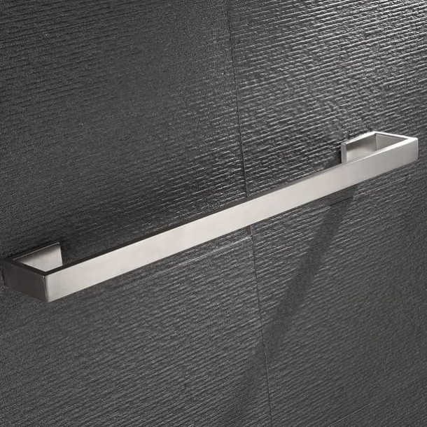 Bathroom Hardware Accessory Toilet Paper Holder / Robe Hook and Bathroom Single Rod Stainless Steel Wall Mounted Brushed Silvery 4pcs / 3pcs / 1pc